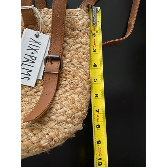 XIX PALMS Insulated Jute Picnic Tote/Backpack (NWT) - Picture 10 of 13